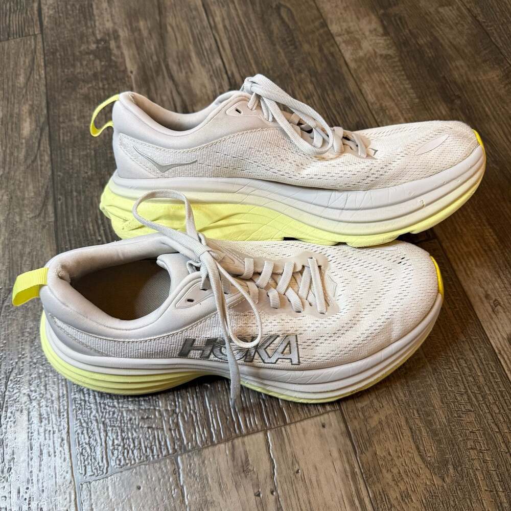 HOKA Bondi 8 Women's Running Shoes Nimbus Cloud Luminary Size 8.5